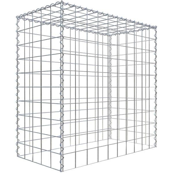 Gabiona Gabione-Anbaukorb Typ 3 100 x 100 x 50 cm Maschenw 10 x 10 cm