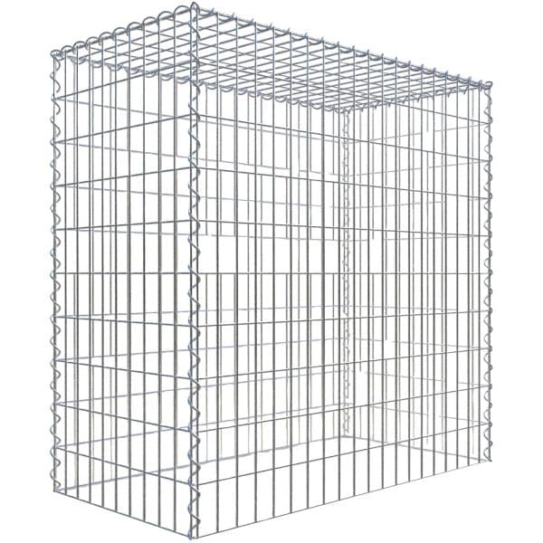 Gabiona Gabione-Anbaukorb Typ 3 100 x 100 x 50 cm Maschenw 5 x 10 cm