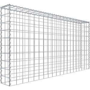 Gabiona Gabione-Anbaukorb Typ 3 100 x 200 x 20 cm Maschenw 10 x 10 cm