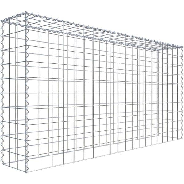 Gabiona Gabione-Anbaukorb Typ 3 100 x 200 x 30 cm Maschenw 10 x 10 cm