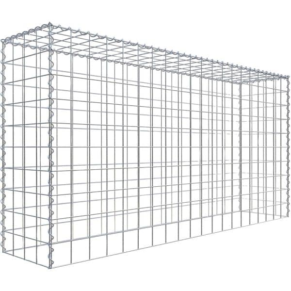 Gabiona Gabione-Anbaukorb Typ 3 100 x 200 x 40 cm Maschenw 10 x 10 cm