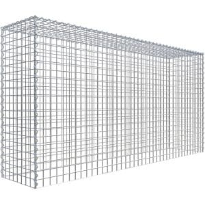 Gabiona Gabione-Anbaukorb Typ 3 100 x 200 x 40 cm Maschenw 5 x 5 cm