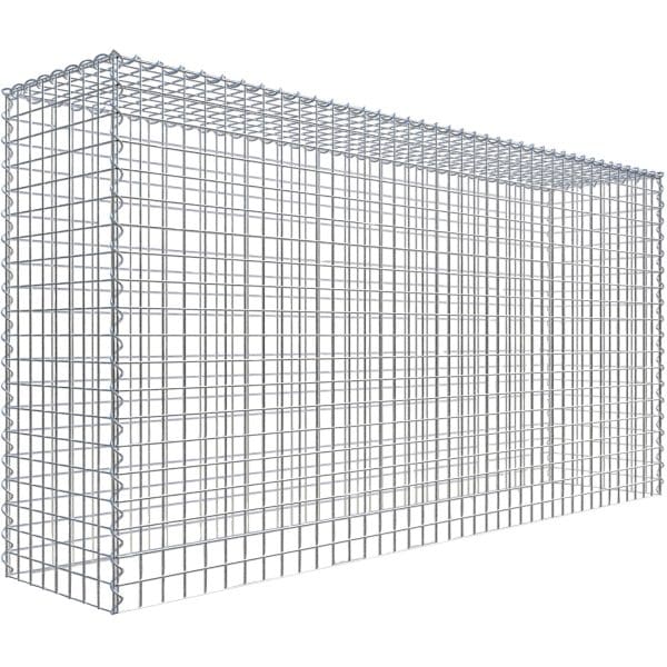 Gabiona Gabione-Anbaukorb Typ 3 100 x 200 x 40 cm Maschenw 5 x 5 cm