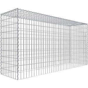Gabiona Gabione-Anbaukorb Typ 3 100 x 200 x 50 cm Maschenw 5 x 10 cm