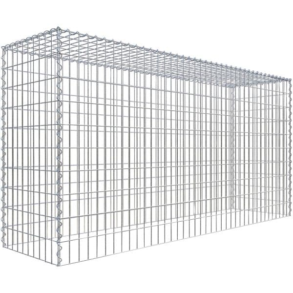 Gabiona Gabione-Anbaukorb Typ 3 100 x 200 x 50 cm Maschenw 5 x 10 cm