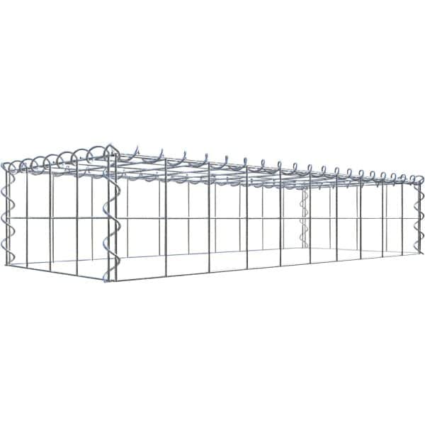 Gabiona Gabione-Anbaukorb Typ 3 20 x 100 x 40 cm Maschenw 10 x 10 cm