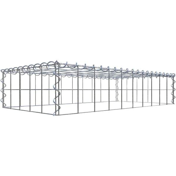 Gabiona Gabione-Anbaukorb Typ 3 20 x 100 x 50 cm Maschenw 10 x 10 cm
