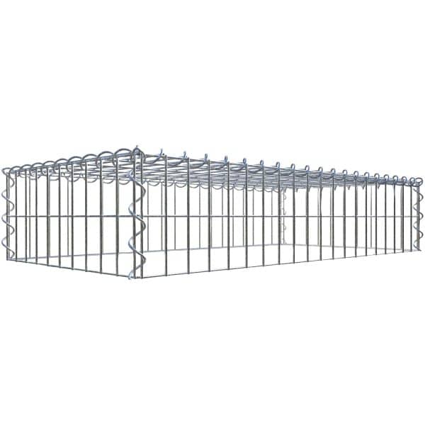 Gabiona Gabione-Anbaukorb Typ 3 20 x 100 x 50 cm Maschenw 5 x 10 cm