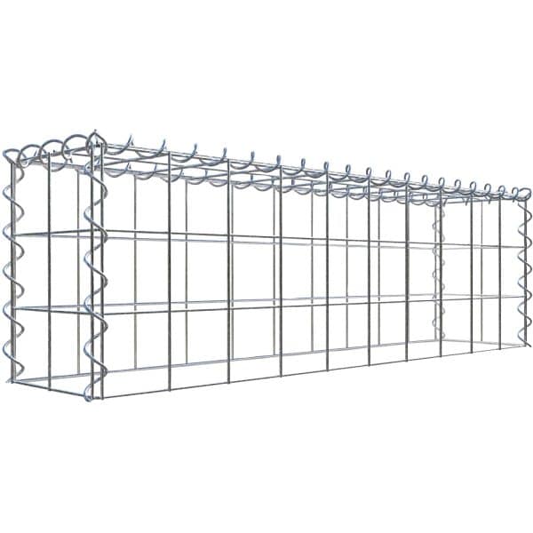 Gabiona Gabione-Anbaukorb Typ 3 30 x 100 x 20 cm Maschenw 10 x 10 cm