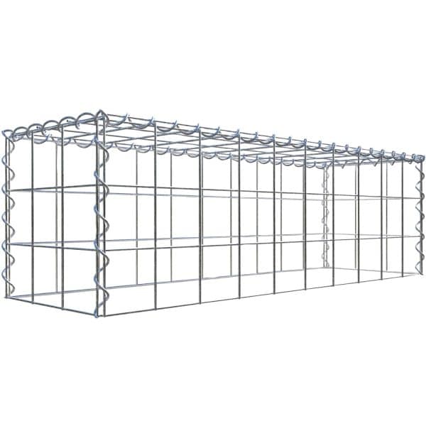Gabiona Gabione-Anbaukorb Typ 3 30 x 100 x 30 cm Maschenw 10 x 10 cm