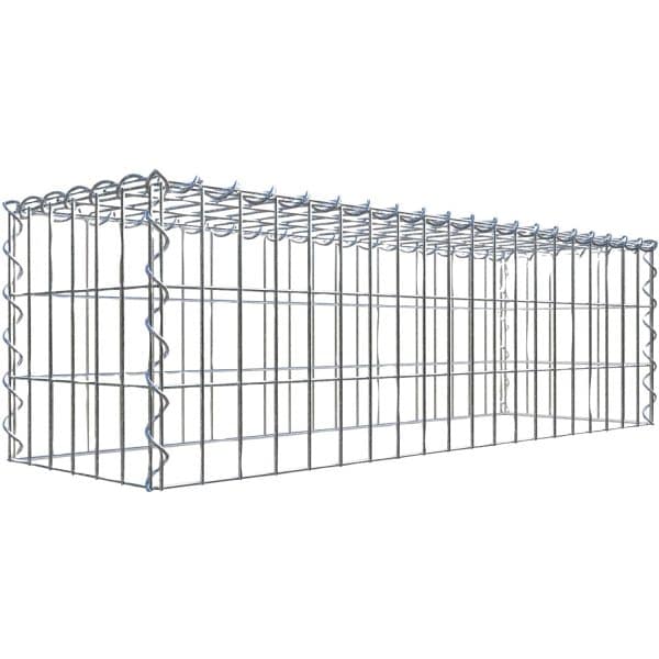 Gabiona Gabione-Anbaukorb Typ 3 30 x 100 x 30 cm Maschenw 5 x 10 cm