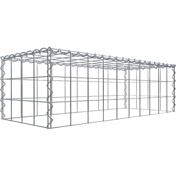 Gabiona Gabione-Anbaukorb Typ 3 30 x 100 x 40 cm Maschenw 10 x 10 cm