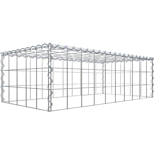 Gabiona Gabione-Anbaukorb Typ 3 30 x 100 x 50 cm Maschenw 10 x 10 cm