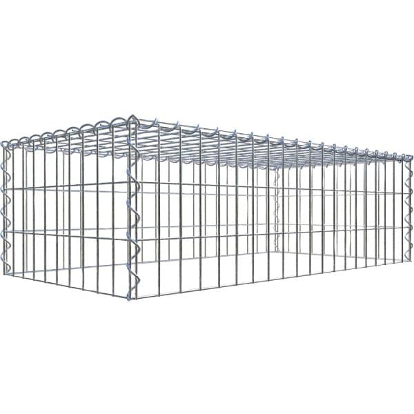 Gabiona Gabione-Anbaukorb Typ 3 30 x 100 x 50 cm Maschenw 5 x 10 cm