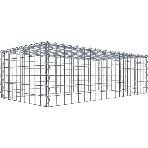 Gabiona Gabione-Anbaukorb Typ 3 30 x 100 x 50 cm Maschenw 5 x 5 cm