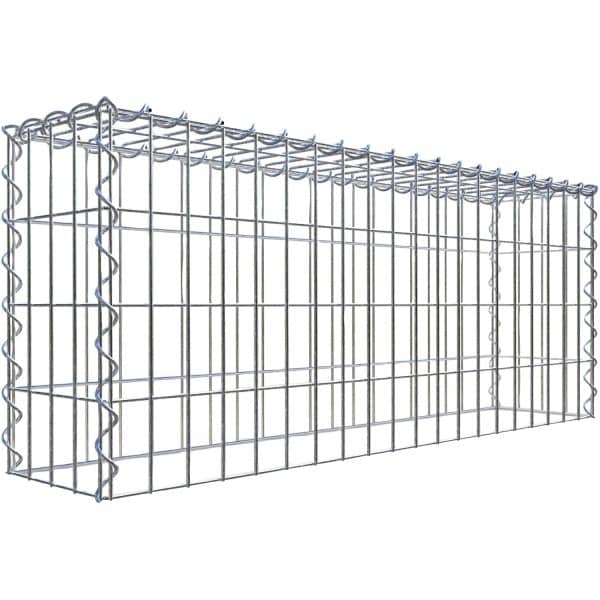 Gabiona Gabione-Anbaukorb Typ 3 40 x 100 x 20 cm Maschenw 5 x 10 cm