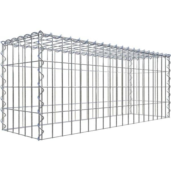 Gabiona Gabione-Anbaukorb Typ 3 40 x 100 x 30 cm Maschenw 5 x 10 cm