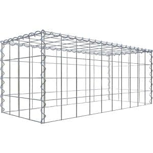 Gabiona Gabione-Anbaukorb Typ 3 40 x 100 x 40 cm Maschenw 10 x 10 cm