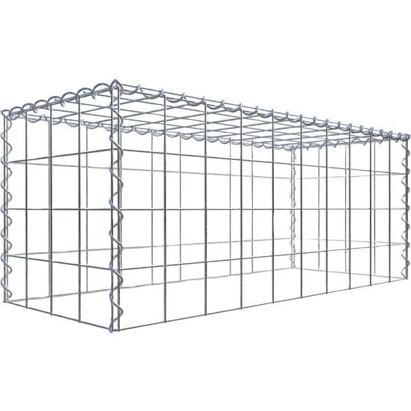 Gabiona Gabione-Anbaukorb Typ 3 40 x 100 x 40 cm Maschenw 10 x 10 cm