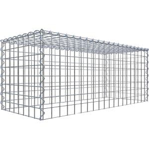 Gabiona Gabione-Anbaukorb Typ 3 40 x 100 x 40 cm Maschenw 5 x 5 cm