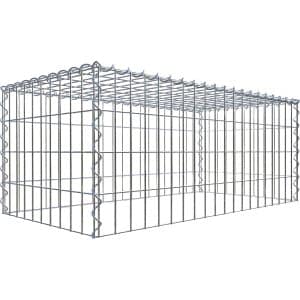 Gabiona Gabione-Anbaukorb Typ 3 40 x 100 x 50 cm Maschenw 5 x 10 cm