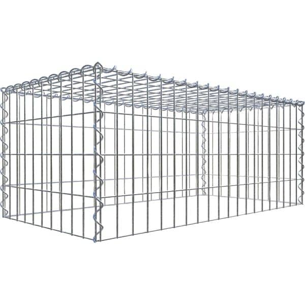 Gabiona Gabione-Anbaukorb Typ 3 40 x 100 x 50 cm Maschenw 5 x 10 cm