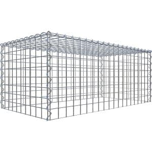 Gabiona Gabione-Anbaukorb Typ 3 40 x 100 x 50 cm Maschenw 5 x 5 cm