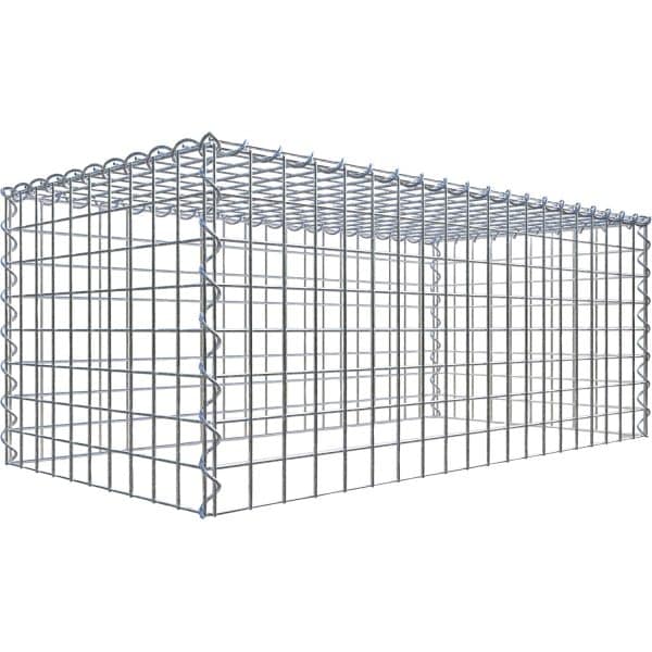 Gabiona Gabione-Anbaukorb Typ 3 40 x 100 x 50 cm Maschenw 5 x 5 cm