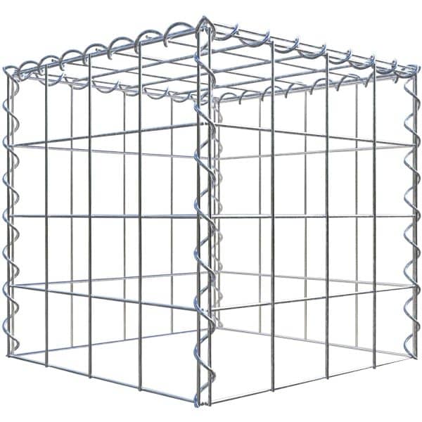 Gabiona Gabione-Anbaukorb Typ 3 40 x 40 x 40 cm Maschenw 10 x 10 cm