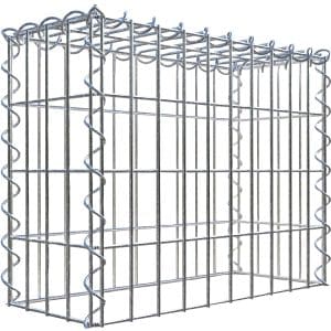 Gabiona Gabione-Anbaukorb Typ 3 40 x 50 x 20 cm Maschenw 5 x 10 cm