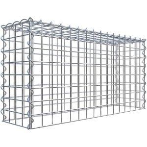Gabiona Gabione-Anbaukorb Typ 3 40 x 80 x 20 cm Maschenw 5 x 5 cm