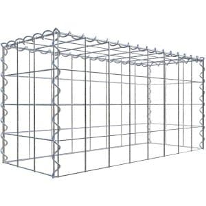 Gabiona Gabione-Anbaukorb Typ 3 40 x 80 x 30 cm Maschenw 10 x 10 cm