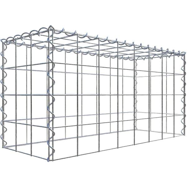 Gabiona Gabione-Anbaukorb Typ 3 40 x 80 x 30 cm Maschenw 10 x 10 cm