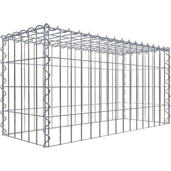 Gabiona Gabione-Anbaukorb Typ 3 40 x 80 x 30 cm Maschenw 5 x 10 cm