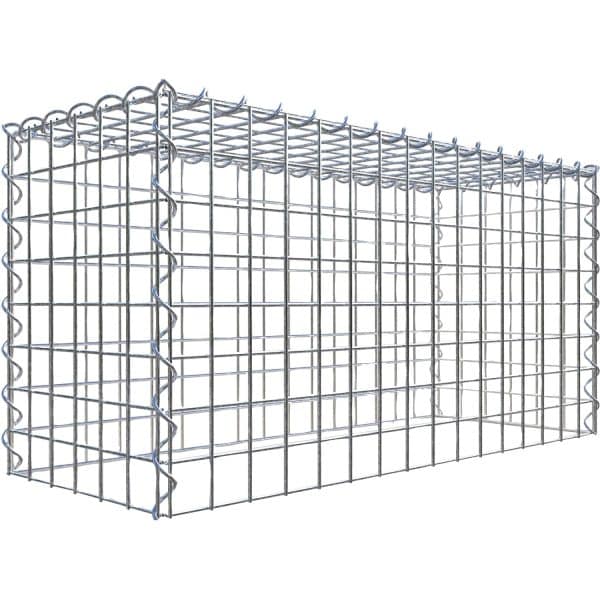Gabiona Gabione-Anbaukorb Typ 3 40 x 80 x 30 cm Maschenw 5 x 5 cm
