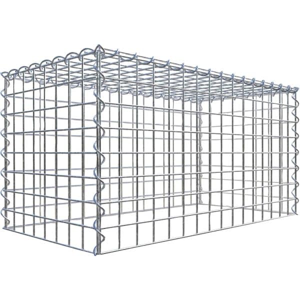 Gabiona Gabione-Anbaukorb Typ 3 40 x 80 x 40 cm Maschenw 5 x 5 cm