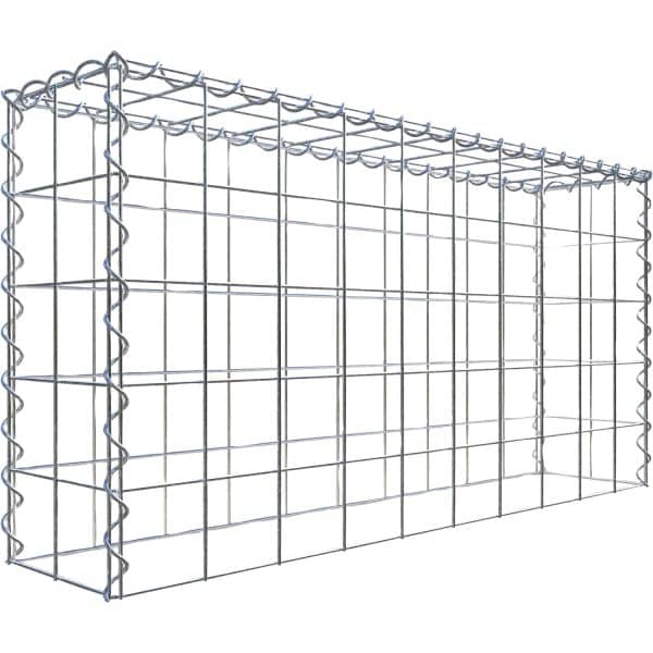 Gabiona Gabione-Anbaukorb Typ 3 50 x 100 x 20 cm Maschenw 10 x 10 cm