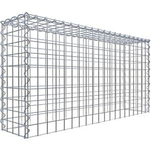 Gabiona Gabione-Anbaukorb Typ 3 50 x 100 x 20 cm Maschenw 5 x 5 cm