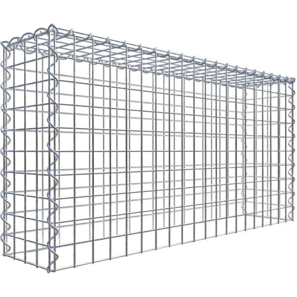 Gabiona Gabione-Anbaukorb Typ 3 50 x 100 x 20 cm Maschenw 5 x 5 cm