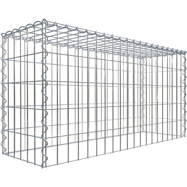 Gabiona Gabione-Anbaukorb Typ 3 50 x 100 x 30 cm Maschenw 5 x 10 cm