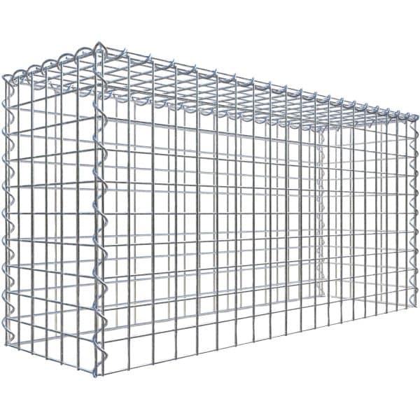 Gabiona Gabione-Anbaukorb Typ 3 50 x 100 x 30 cm Maschenw 5 x 5 cm