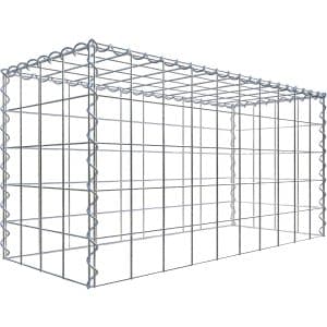 Gabiona Gabione-Anbaukorb Typ 3 50 x 100 x 40 cm Maschenw 10 x 10 cm