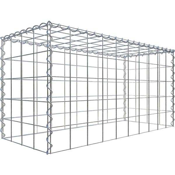 Gabiona Gabione-Anbaukorb Typ 3 50 x 100 x 40 cm Maschenw 10 x 10 cm