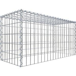 Gabiona Gabione-Anbaukorb Typ 3 50 x 100 x 40 cm Maschenw 5 x 10 cm