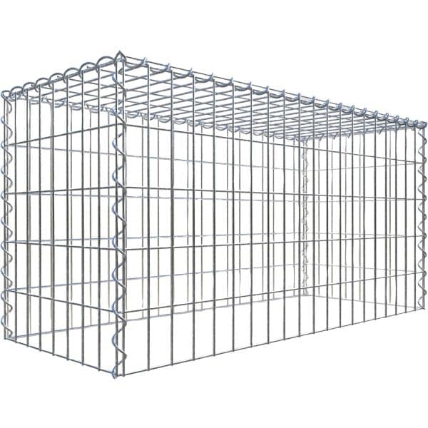Gabiona Gabione-Anbaukorb Typ 3 50 x 100 x 40 cm Maschenw 5 x 10 cm