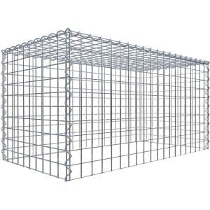 Gabiona Gabione-Anbaukorb Typ 3 50 x 100 x 50 cm Maschenw 5 x 5 cm