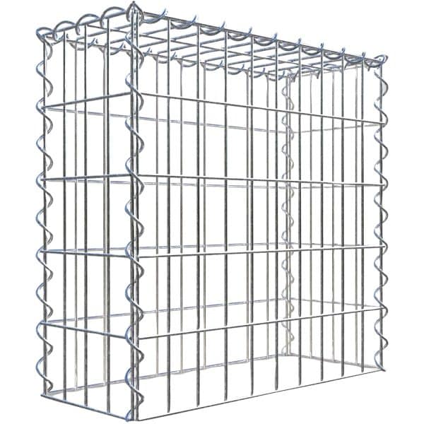 Gabiona Gabione-Anbaukorb Typ 3 50 x 50 x 20 cm Maschenw 5 x 10 cm