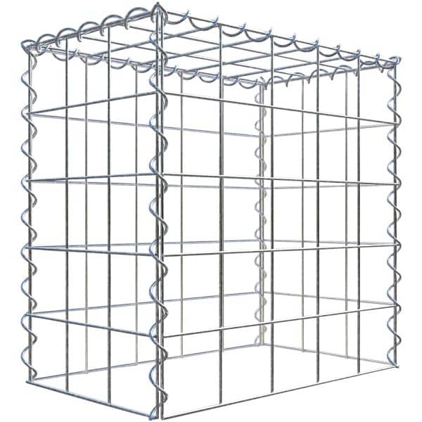 Gabiona Gabione-Anbaukorb Typ 3 50 x 50 x 30 cm Maschenw 10 x 10 cm