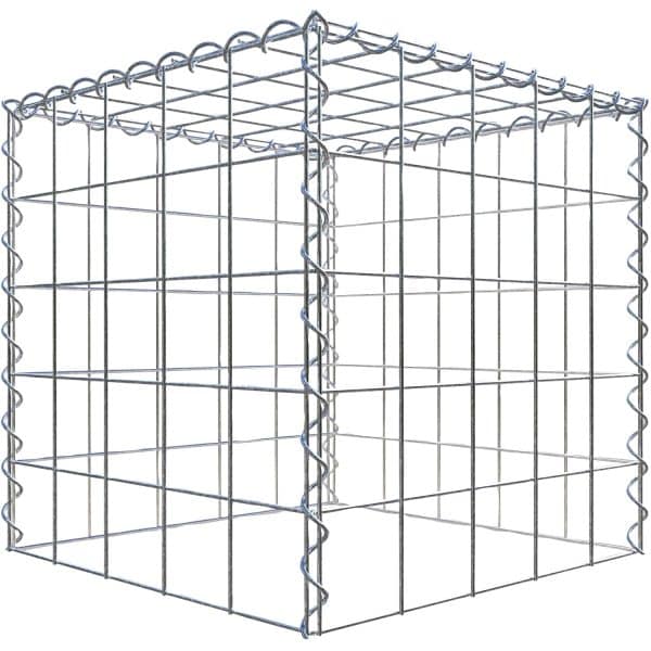 Gabiona Gabione-Anbaukorb Typ 3 50 x 50 x 50 cm Maschenw 10 x 10 cm