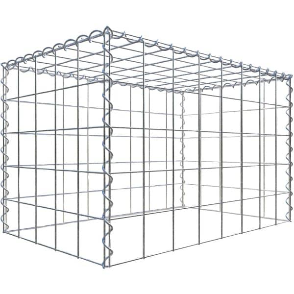 Gabiona Gabione-Anbaukorb Typ 3 50 x 80 x 50 cm Maschenw 10 x 10 cm